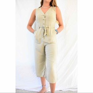 XS jumpsuit beige